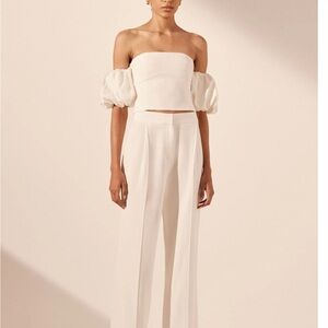 Shona Joy La Lune puff sleeve Otto top